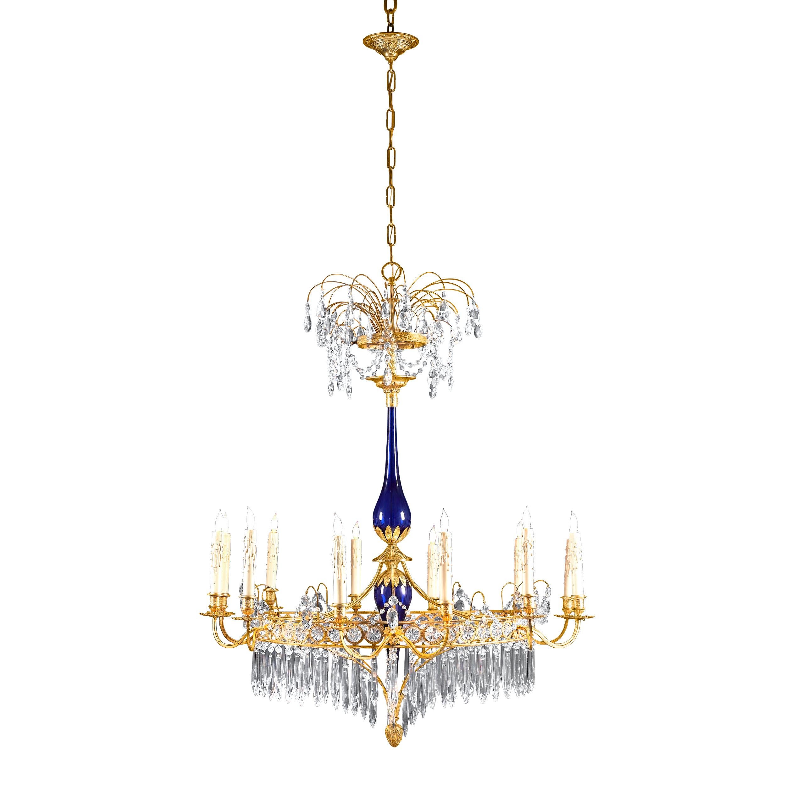 neoclassical chandelier