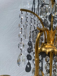 Pair of Neoclassical Gilt Wall Sconces