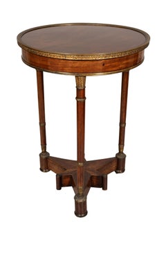 Russian Neoclassical Mahogany And Bronze Mounted Table