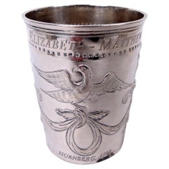 Russian Neoclassical Silver Wine Beaker, 1792