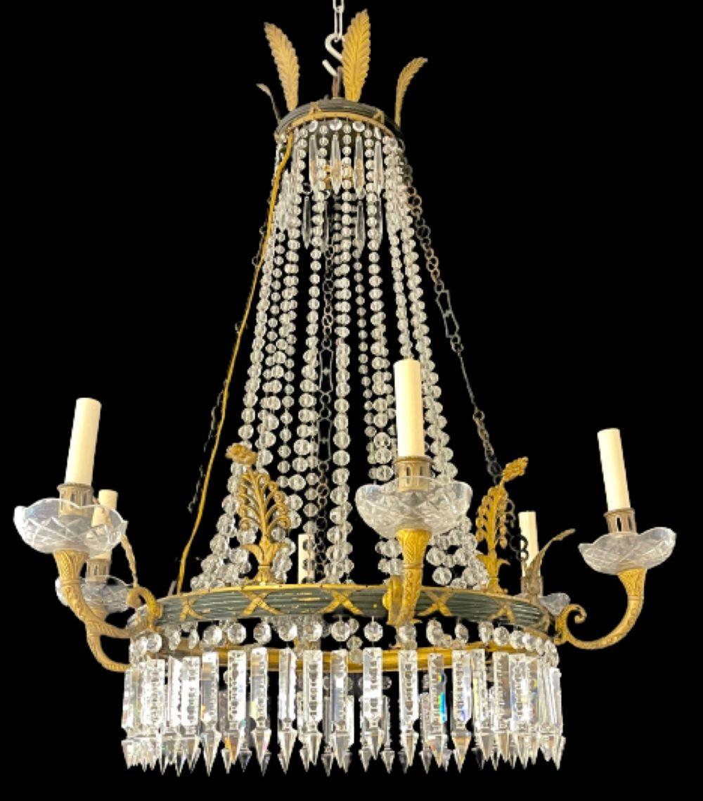 neoclassical chandelier