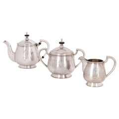 Russian Neoclassical Style Silver Tea Service