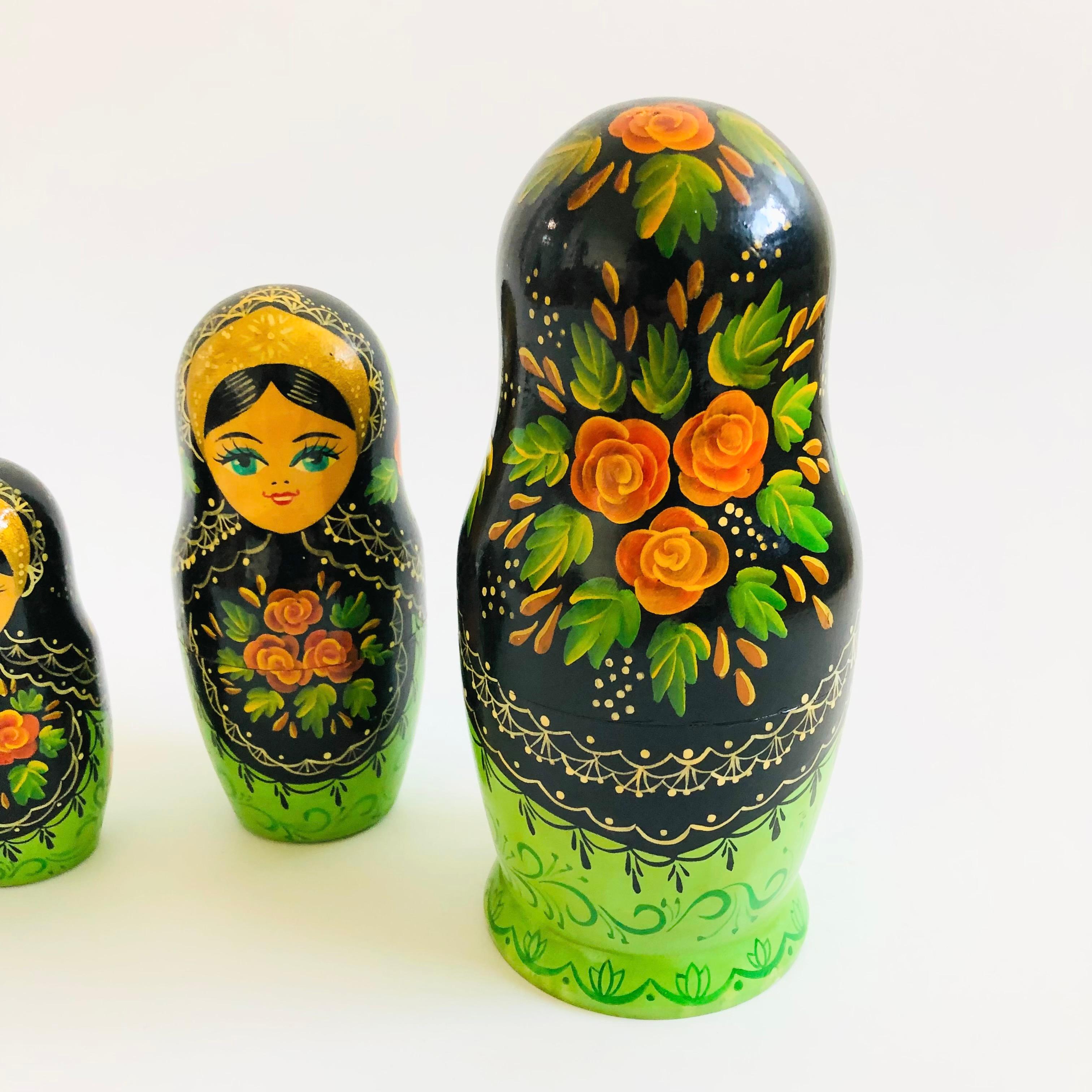 Russian Nesting Dolls - Set of 8 - Ceprueb Nocag 1