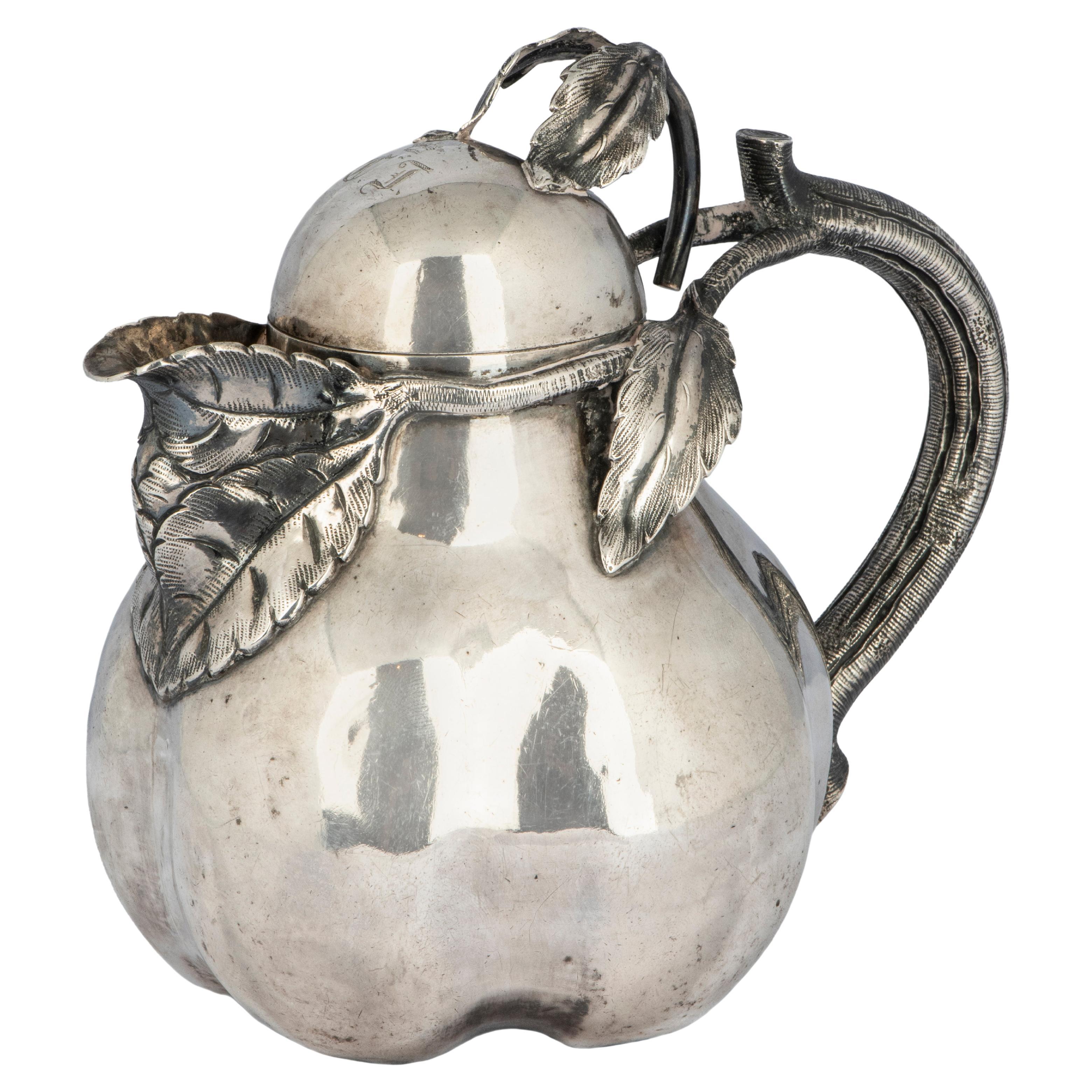 Russische Teekanne aus der kaiserlichen Zeit Nikolaus I. von Carl Adolf Siepel, St. Petersburg, 1850