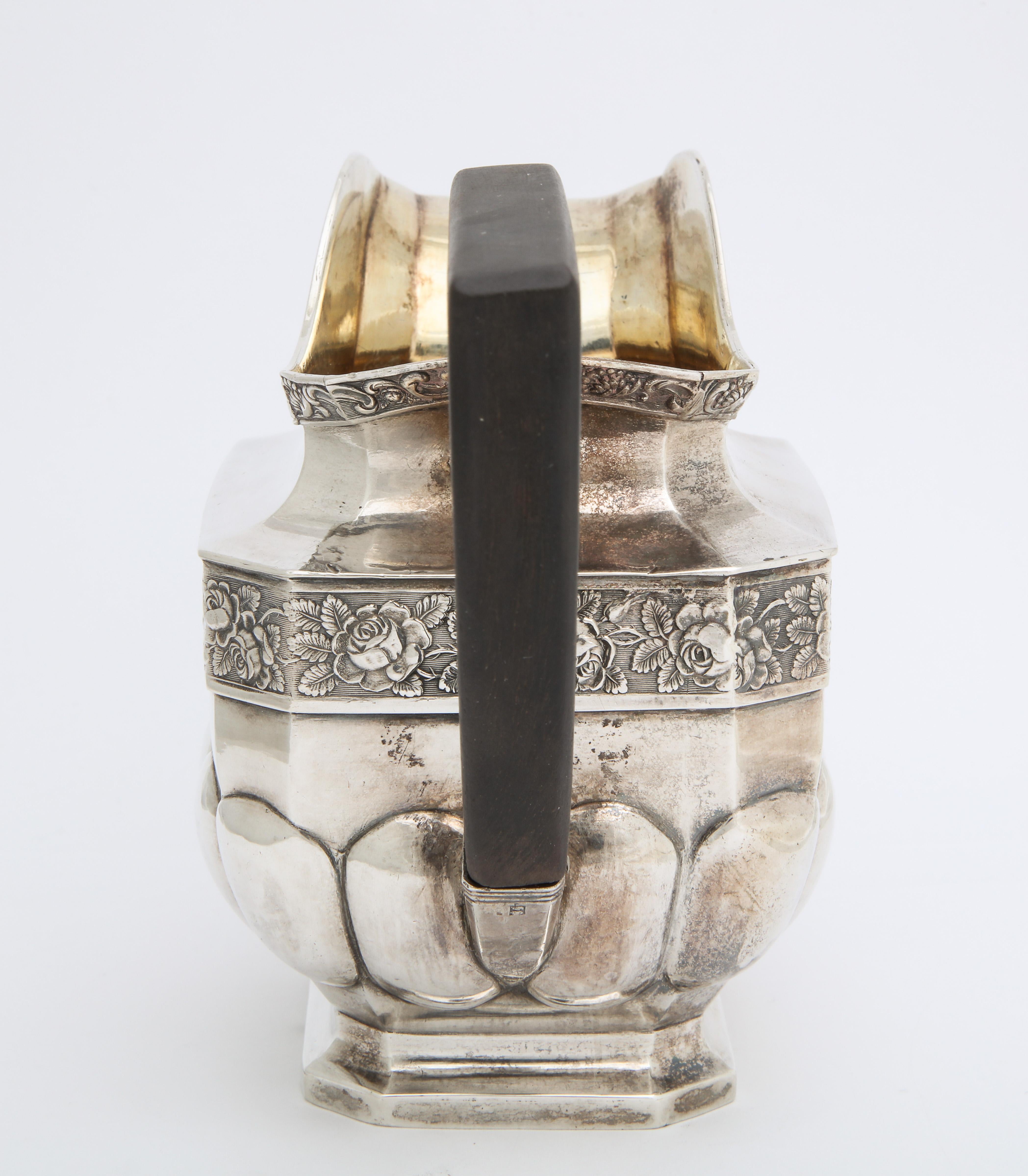 Russian Nicholas I Silver Creamer, Moscow, 1840 In Good Condition In St. Catharines, ON