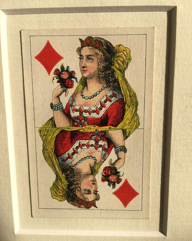 Glass Russian Playing Cards 