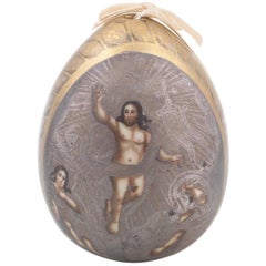 Antique Russian Porcelain Easter Egg