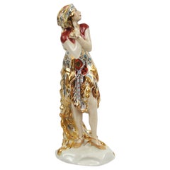 Russian Porcelain Figurine of Tamara Karsavina, Lomonosov Manufactory