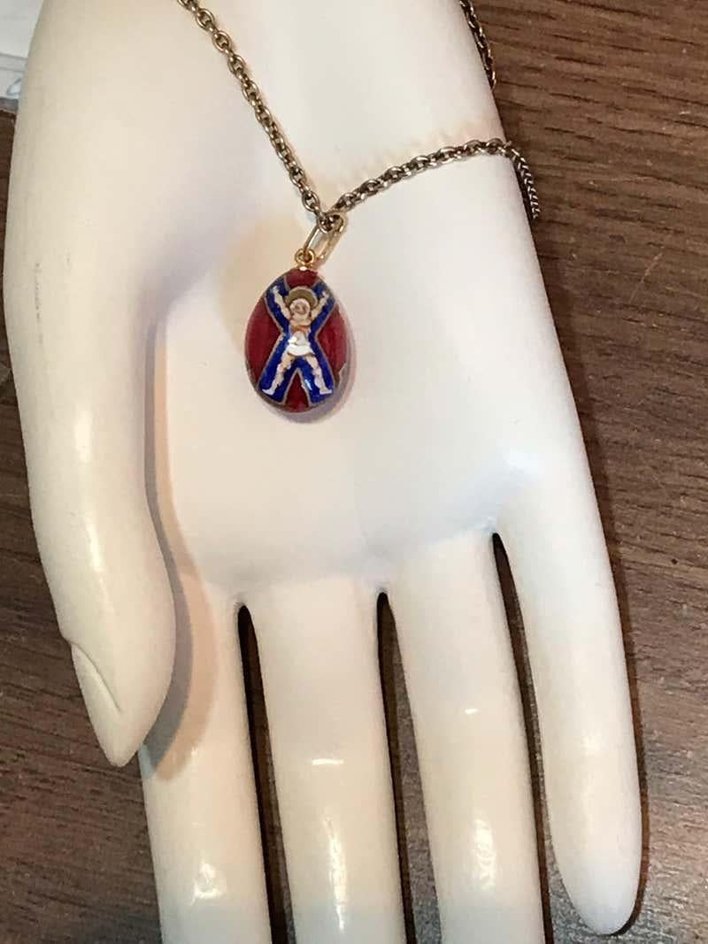 saint andrew pendant