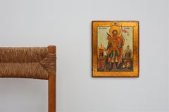 Russian Religious Icon of St. John the Warrior, 19th Century