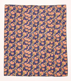 Russian Roller Printed Cotton Fabric Panel, Mid-20th Century or Earlier