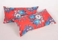 Russian Roller Printed Pillow Covers, Mid 20th C.