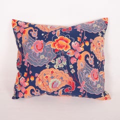 Russian Roller Printed Pillow Covers, Mid 20th C.