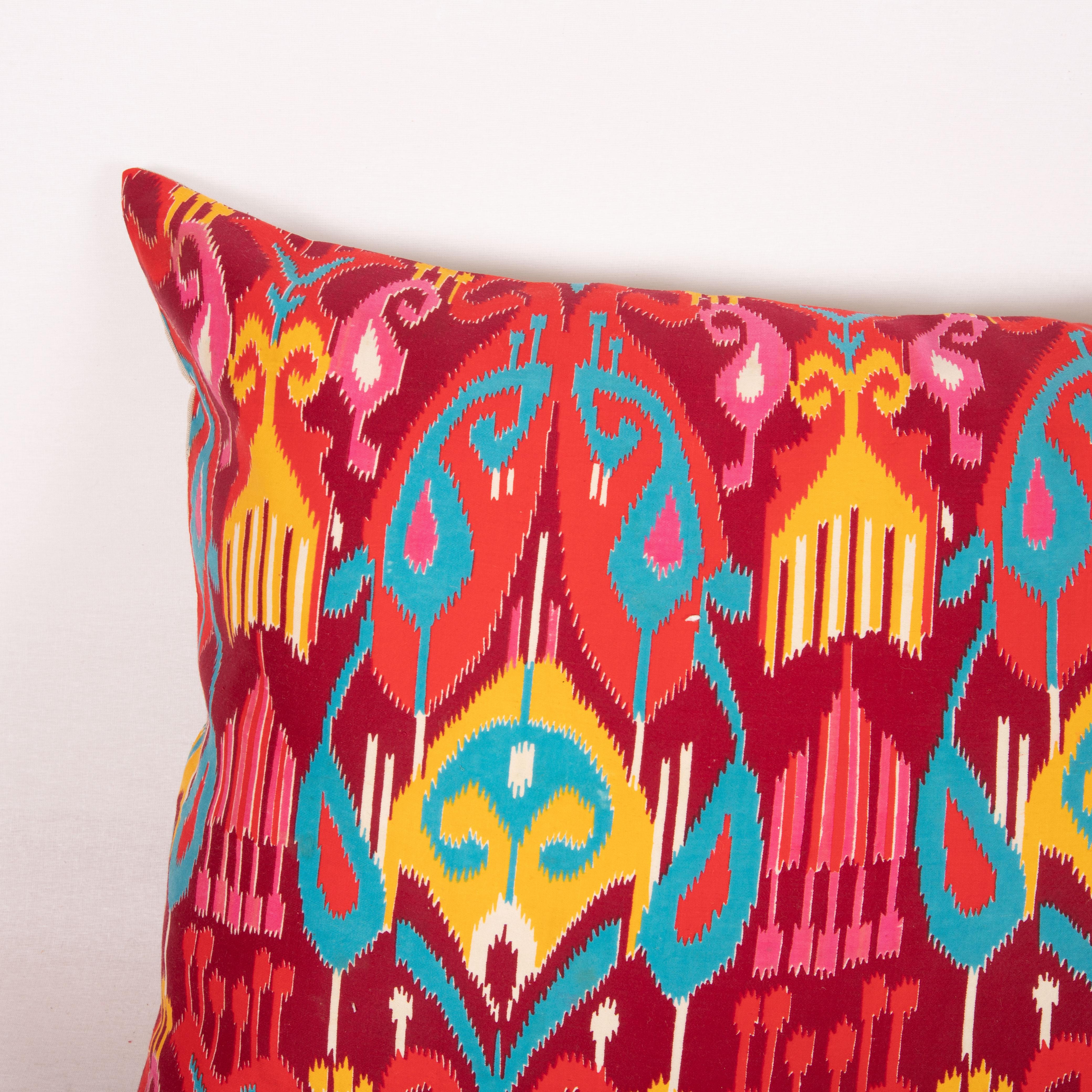 Mid-Century Modern Russian Roller Printed Pillow Covers, Mid 20th C For Sale