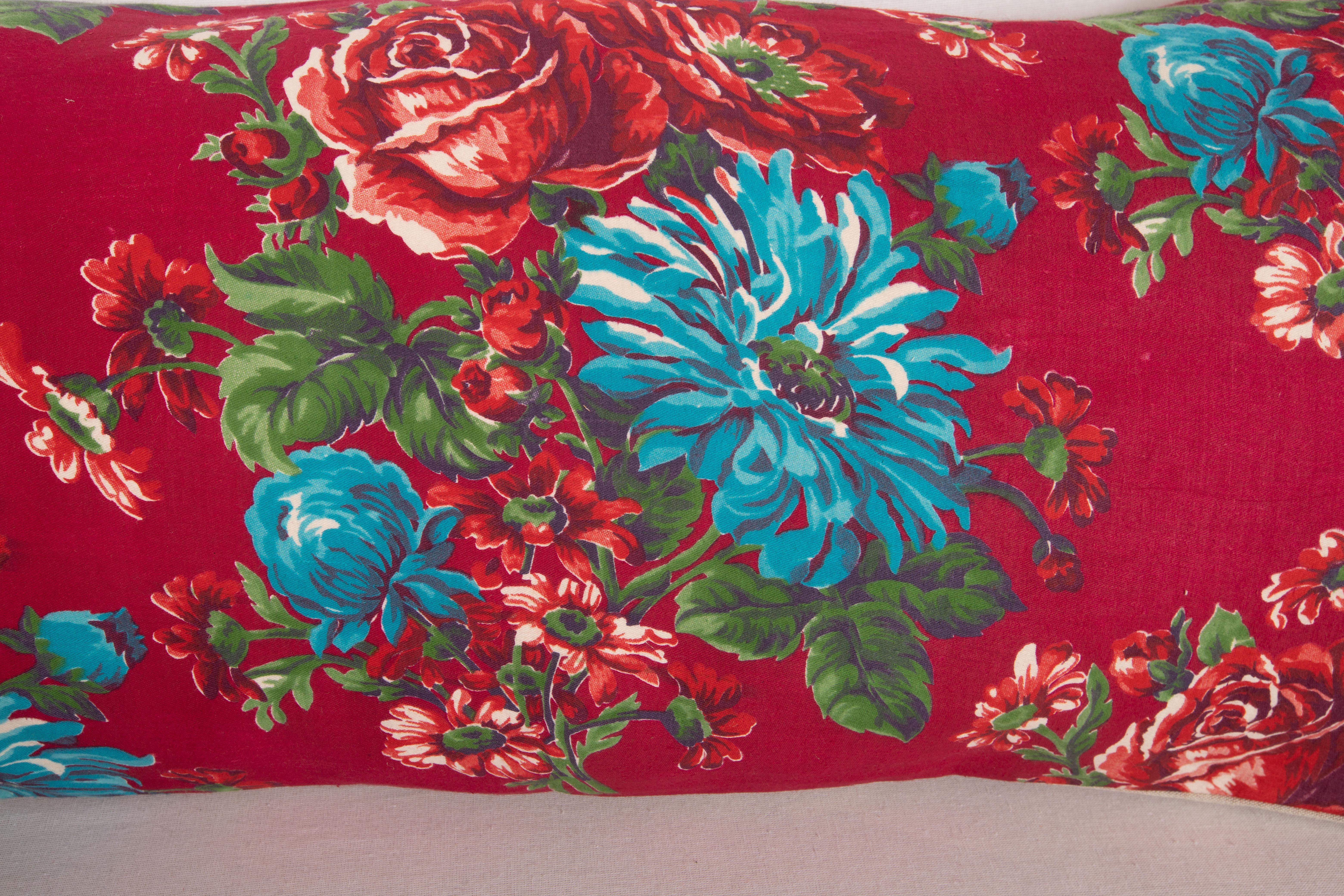 20th Century Russian Roller Printed Pillow Covers, Mid 20th C. For Sale