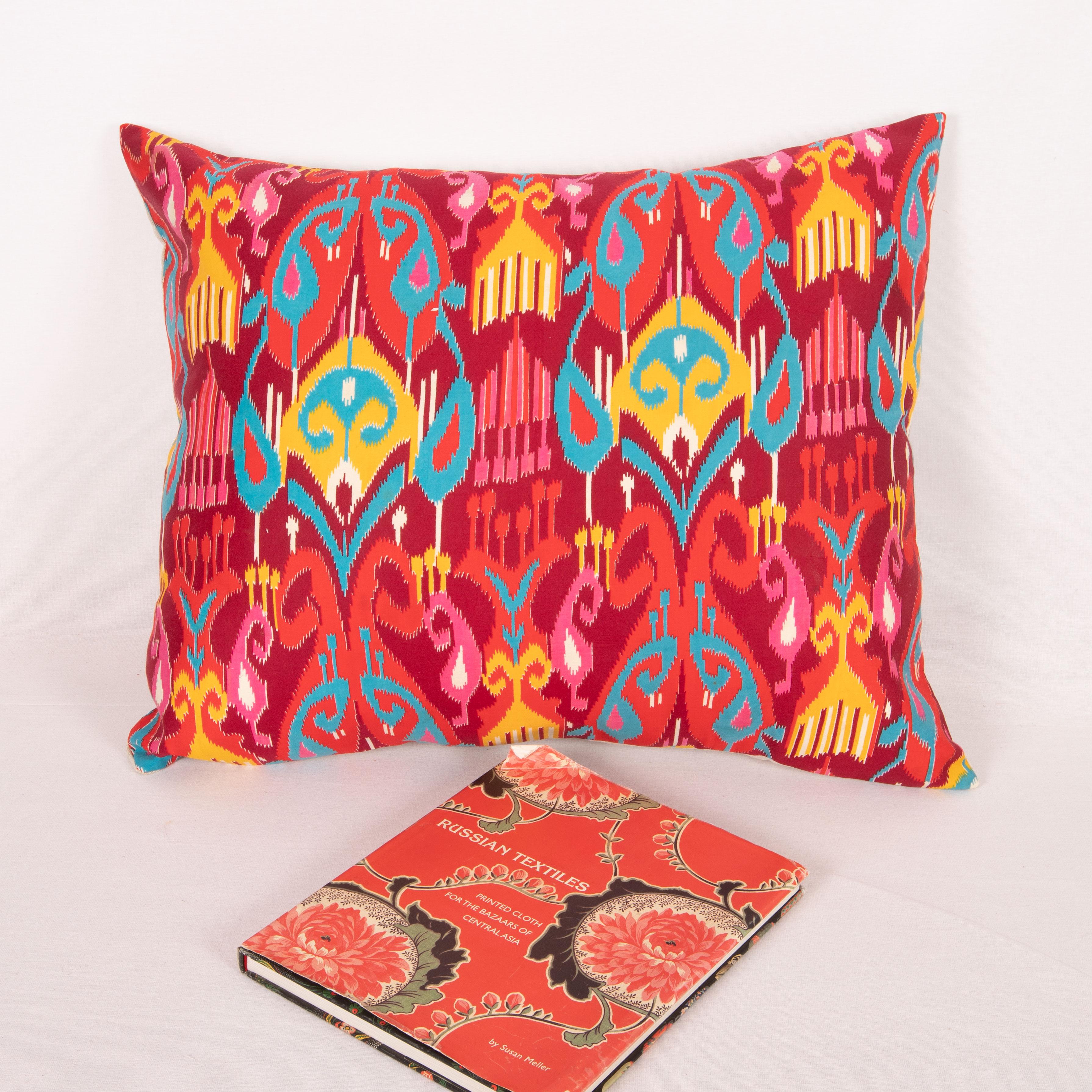 20th Century Russian Roller Printed Pillow Covers, Mid 20th C For Sale