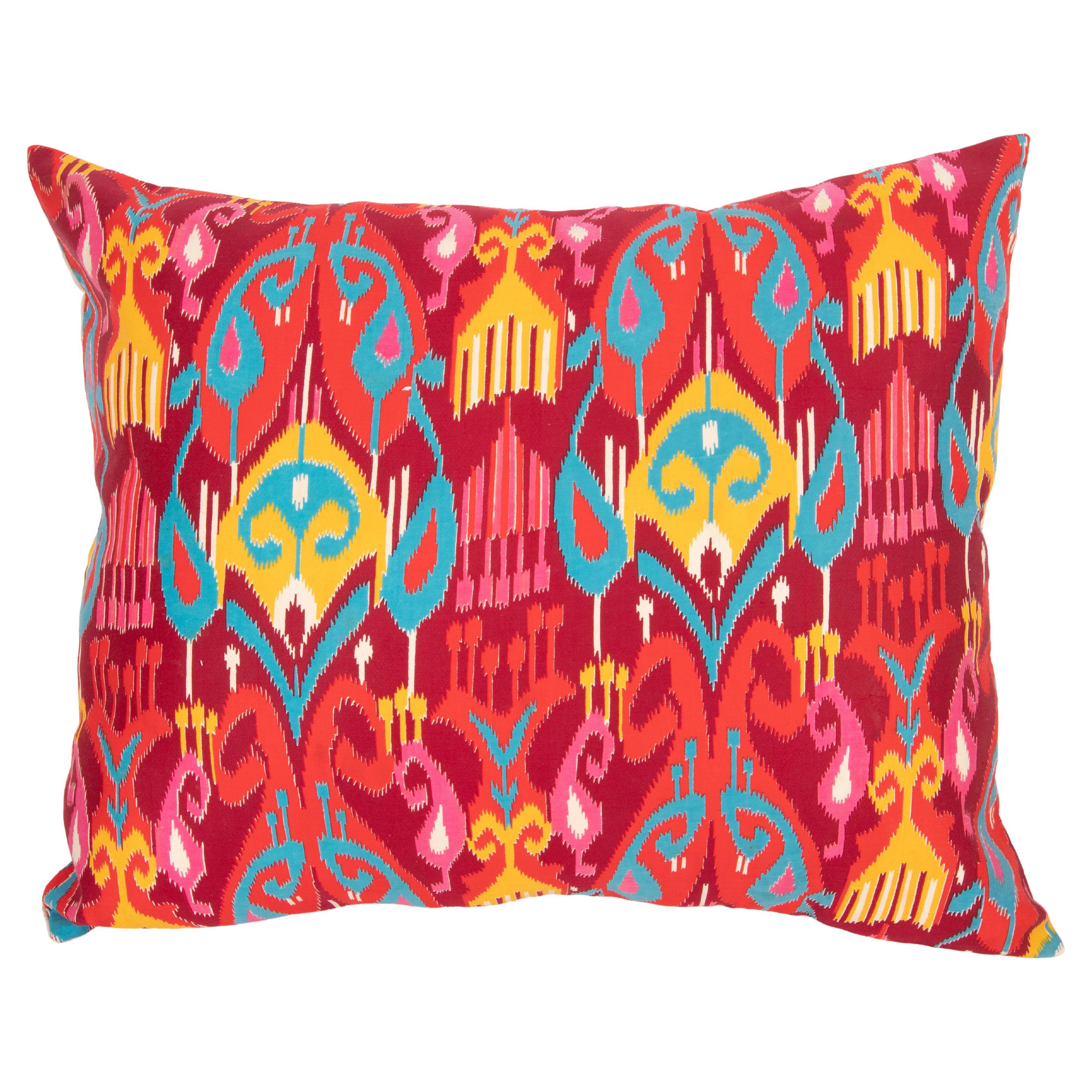 Russian Roller Printed Pillow Covers, Mid 20th C For Sale