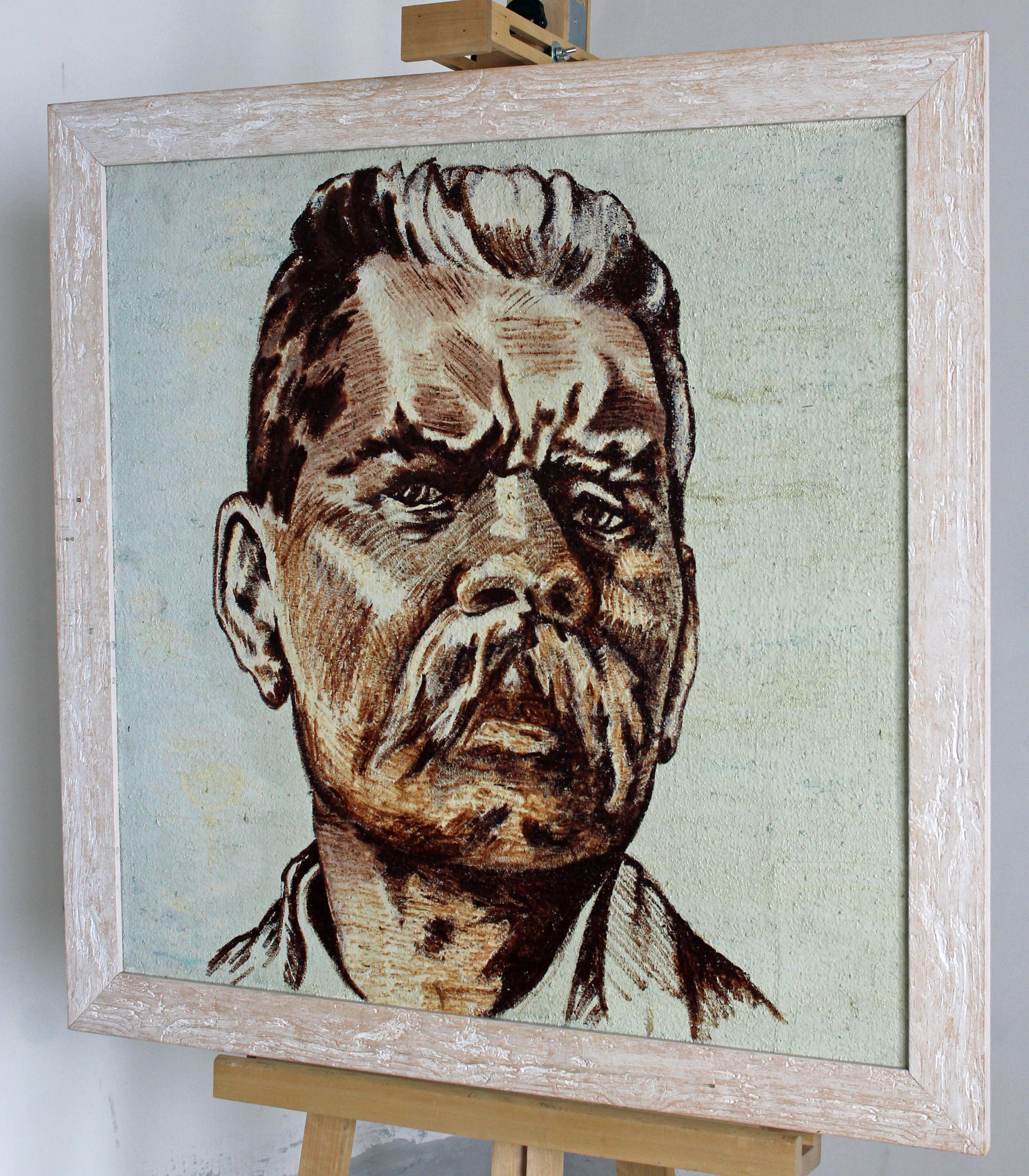 Russisches post-impressionistisches Porträt von Maxim Gorki im Angebot 5