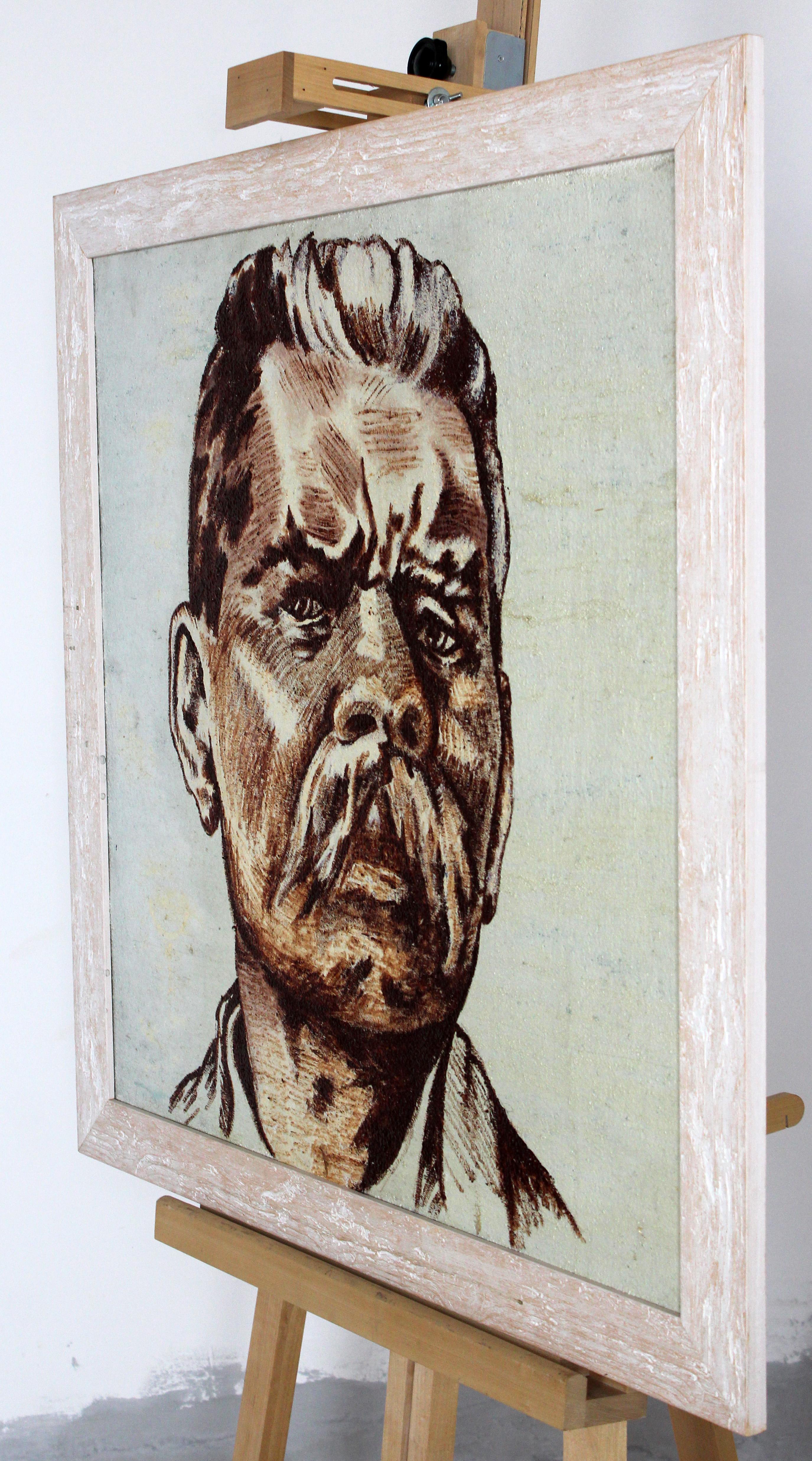 Russisches post-impressionistisches Porträt von Maxim Gorki im Angebot 6