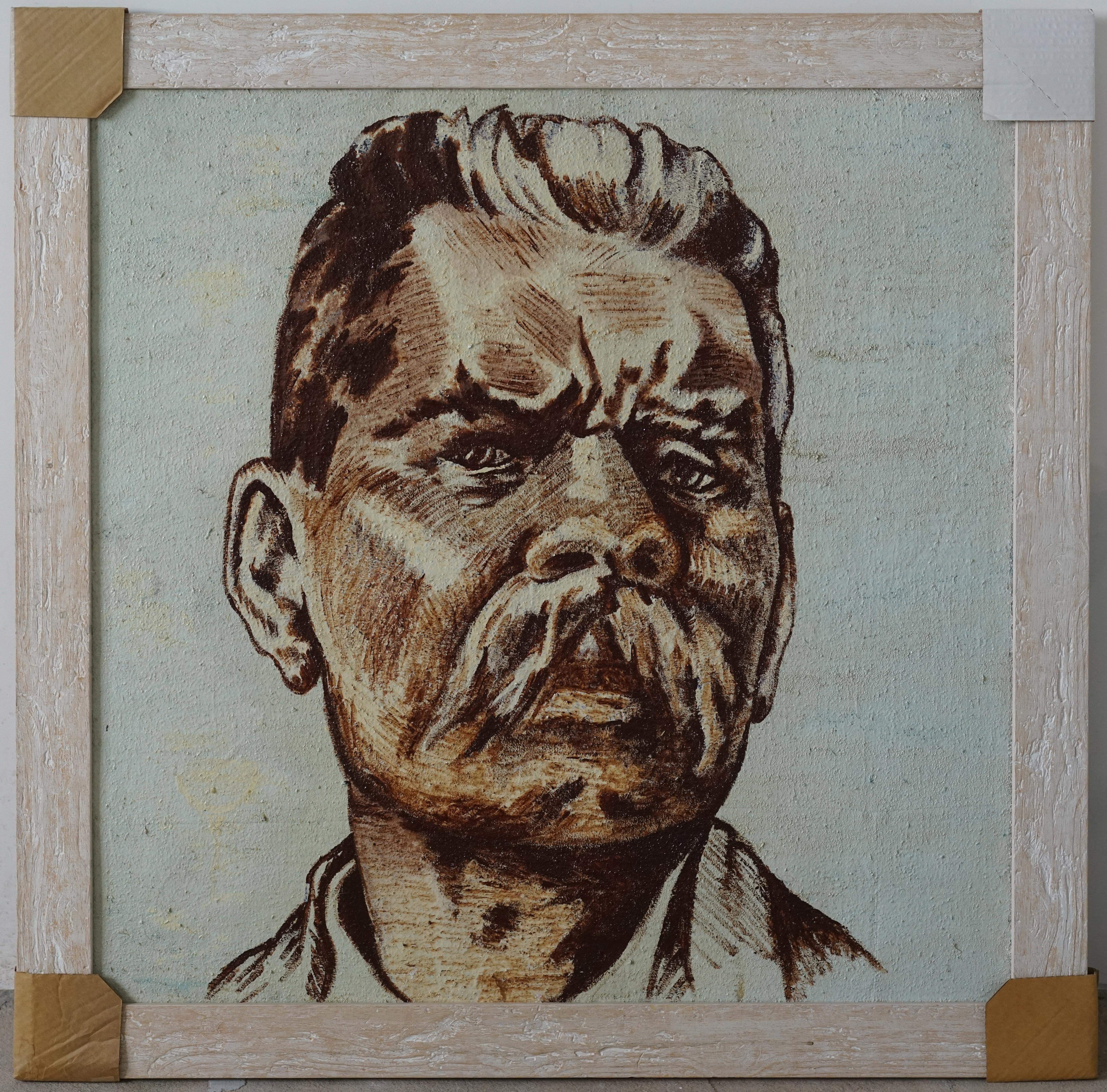 Russisches post-impressionistisches Porträt von Maxim Gorki im Angebot 10