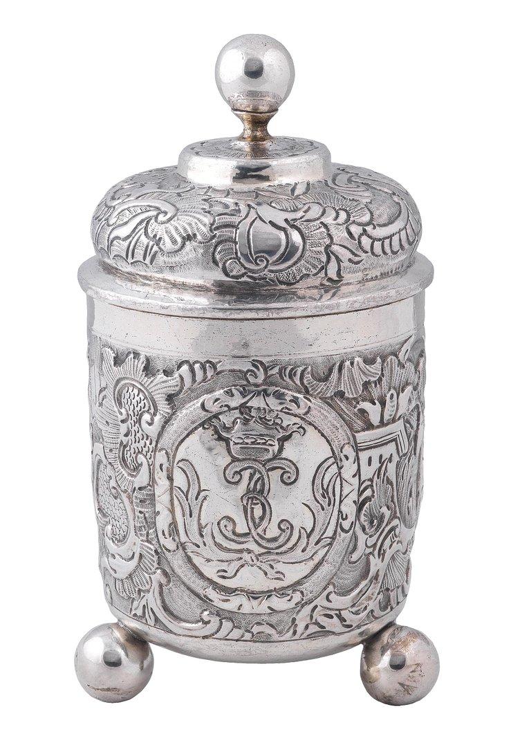 Louis XV Russian Silver Beaker and Cover, Moscow, 1759