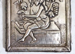 Icon de l'argent russe, estampillé/signé, 19ème siècle