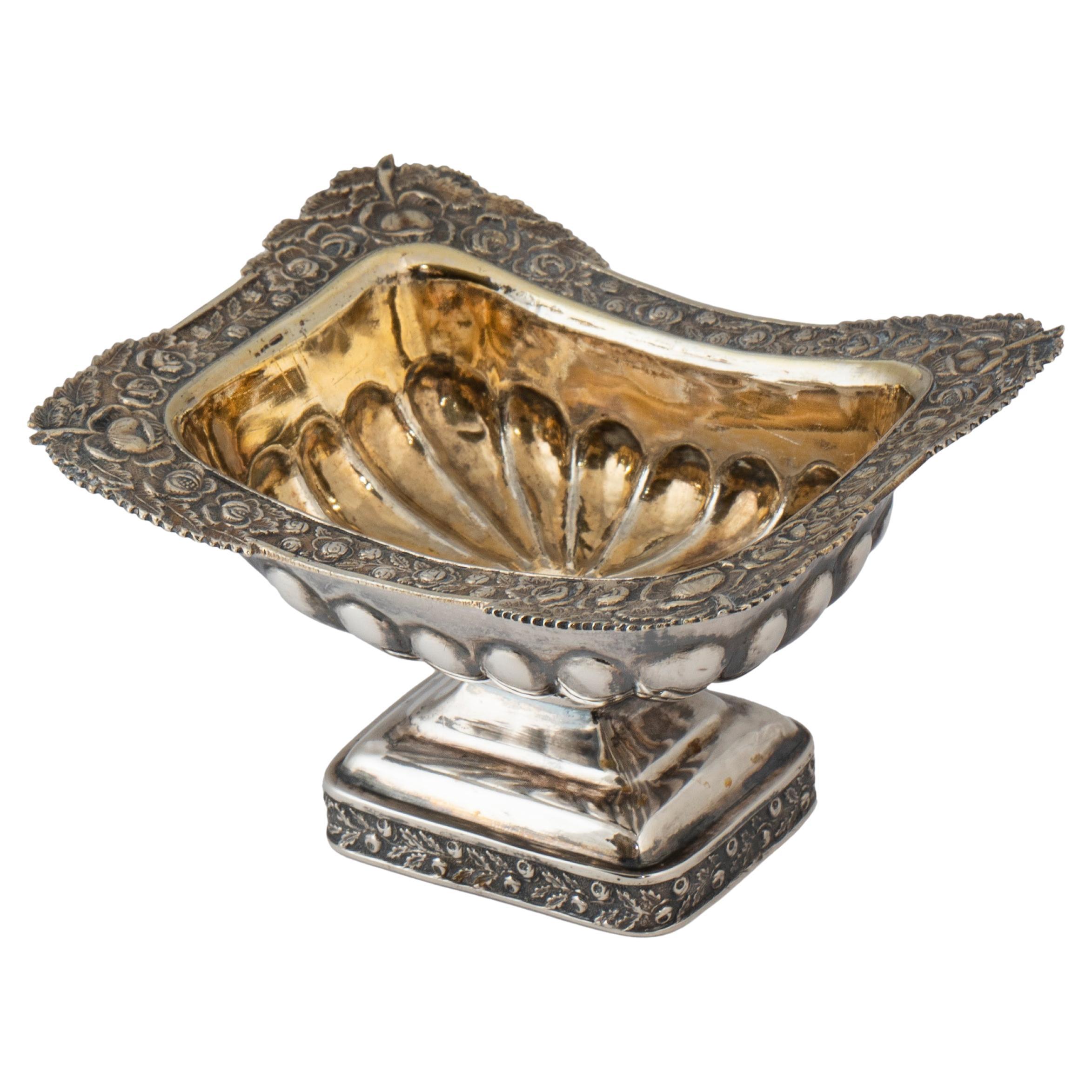 Russian Silver Nicholas I Salt Cellar, St. Petersburg, 1840s