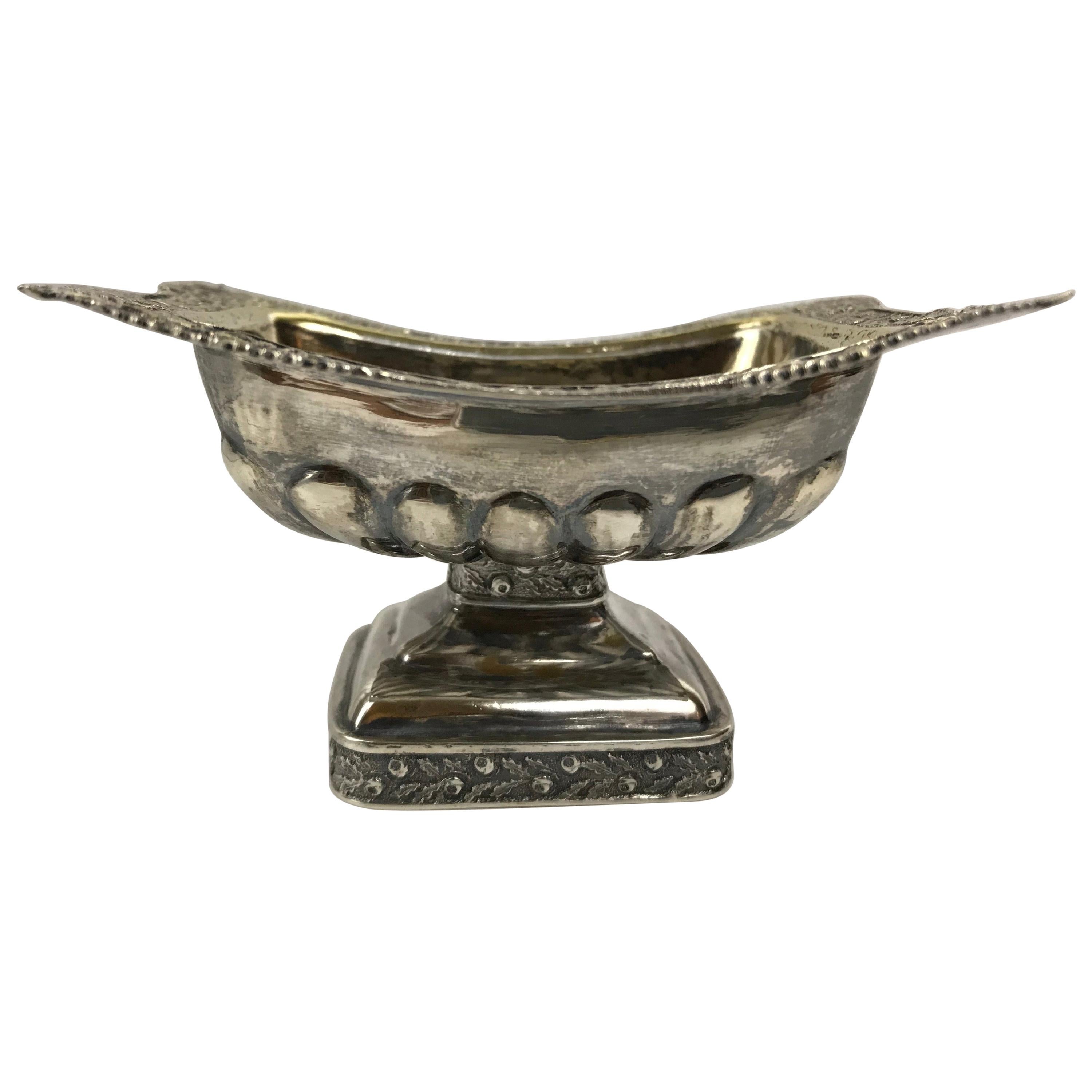 silver salt cellar