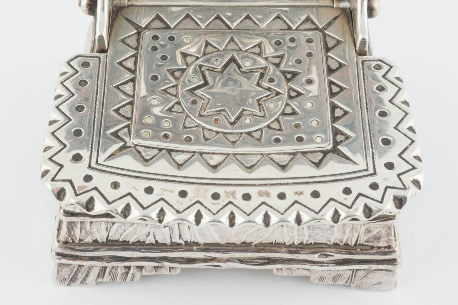 Russischer Salzthroon aus Silber aus der russischen kaiserlichen Zeit Alexander III., Sazikov, um 1880 im Zustand „Gut“ im Angebot in St. Catharines, ON