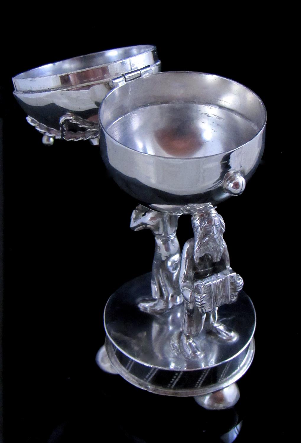 Russian Solid Silver Judaica Spice Shaker, 1894 For Sale 3