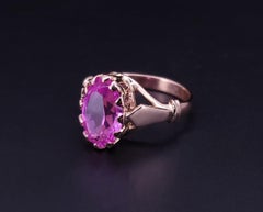 Russian Soviet Ring in 14K Rose Gold