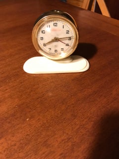 Russian Space Program Rocket Globe Alarm Gagarin Clock Vostok, 1960s