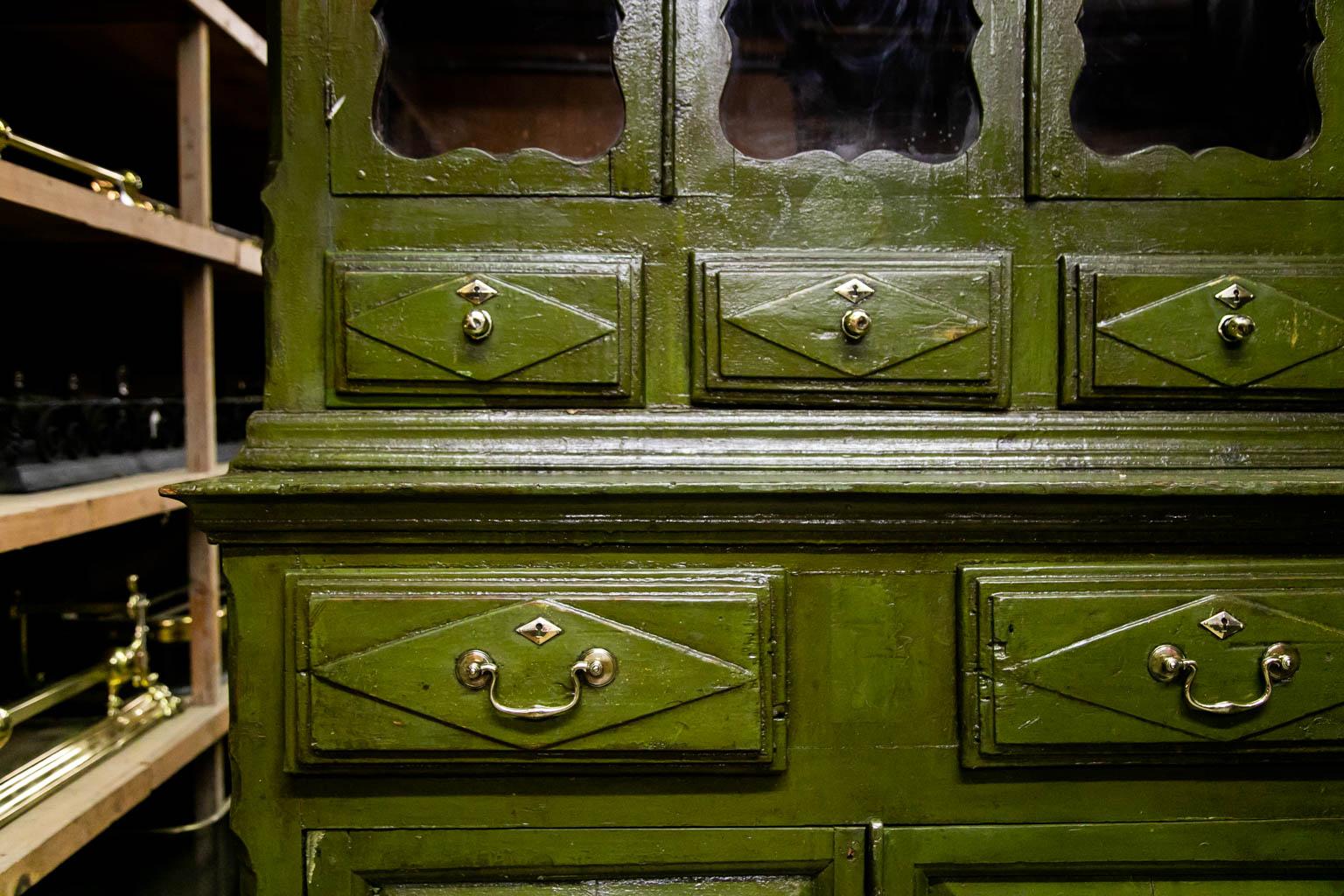 antique step back cupboard for sale