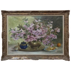 Russian Still Life Painting on Canvas by Oleg Mulkins