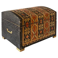Russian Straw Marquetry Box