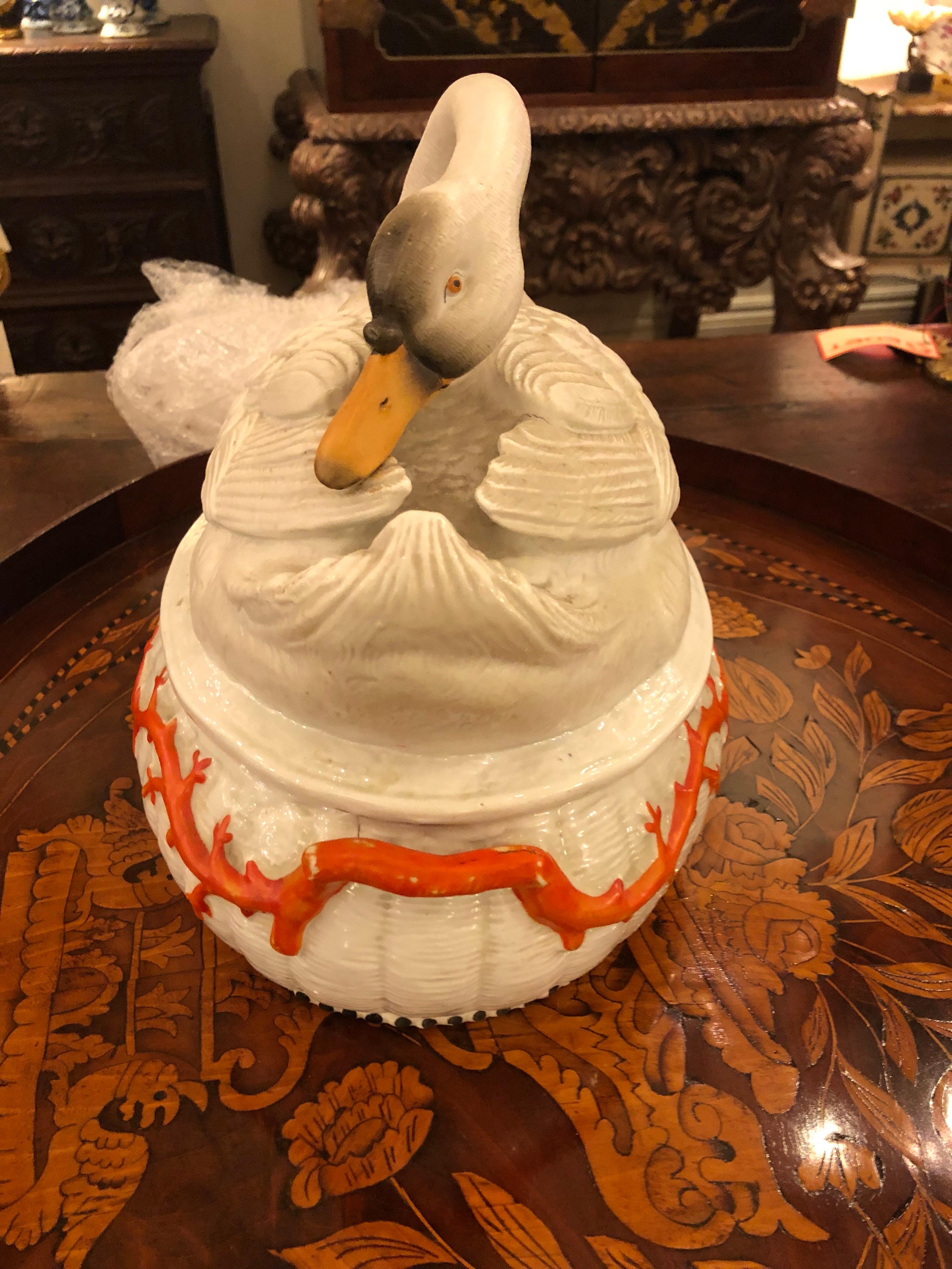Russian Swan Soup Tureen In Good Condition In Natchez, MS