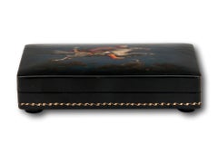 Boîte en papier mâché russe U.S.S.R.