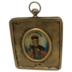 Russian Vermeil Icon