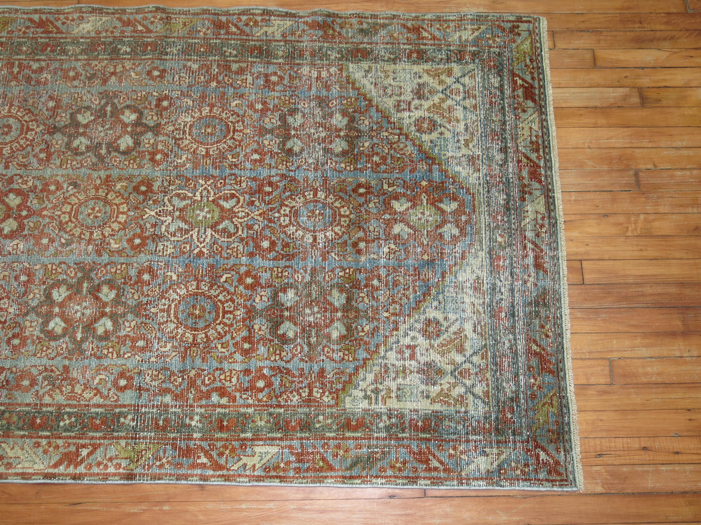 Persian Mahal rug 

Mahal Persian carpets from the 19th century and turn of the 20th century have become one of the most desirable among Persian village weavings, as they appeal strongly to both connoisseurs and interior designers.