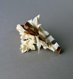 Rust Bloom - Panel & Brooch