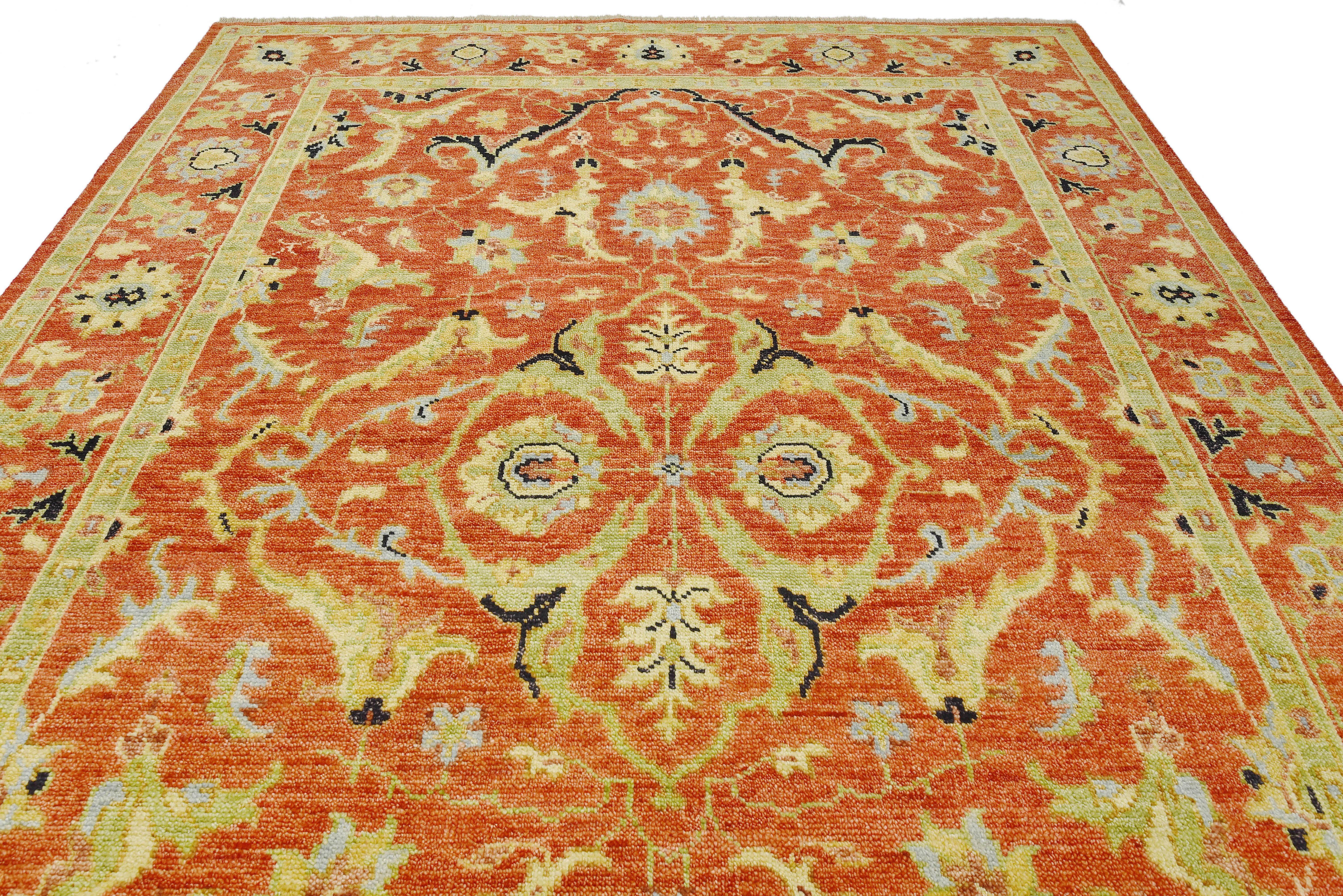 Heriz Serapi Rust Heriz Rug For Sale