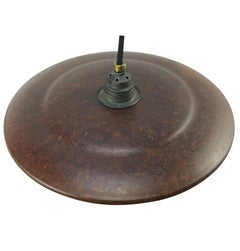 Rust Iron French Vintage Industrial Pendant Lights