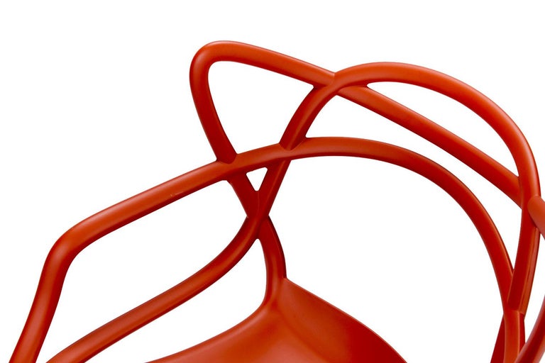 Rust Orange Masters Chair, Philippe Starck at 1stDibs philippe starck master chair, kartell