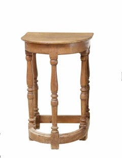 Rustic 18th/19th Century Country Continental Oak Side Table
