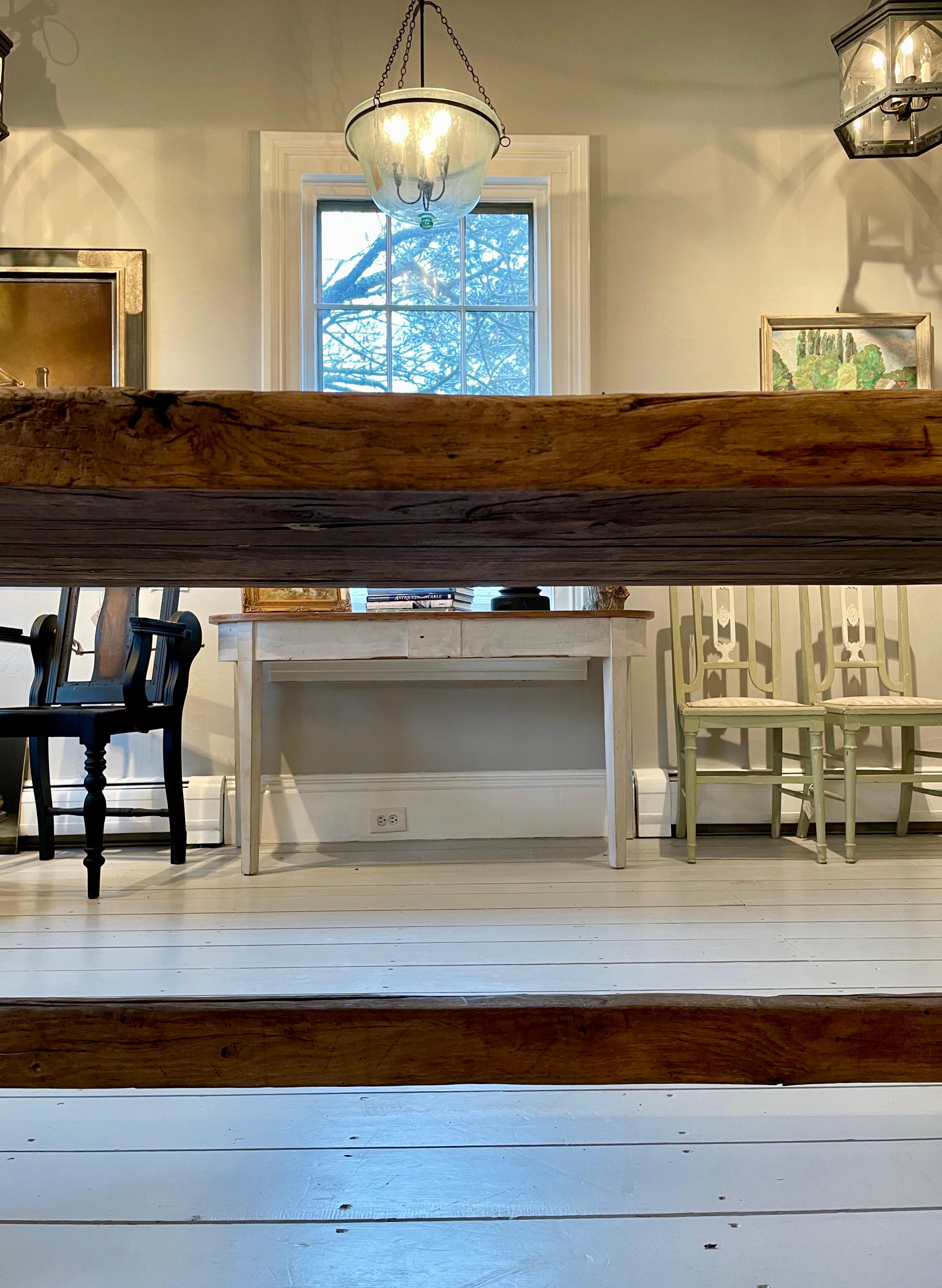 Rustic 18th C French Oak Trestle Table 2