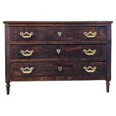 Rustic 18th Century Italian Louis XVI Period Chest Of Drawers Commode 