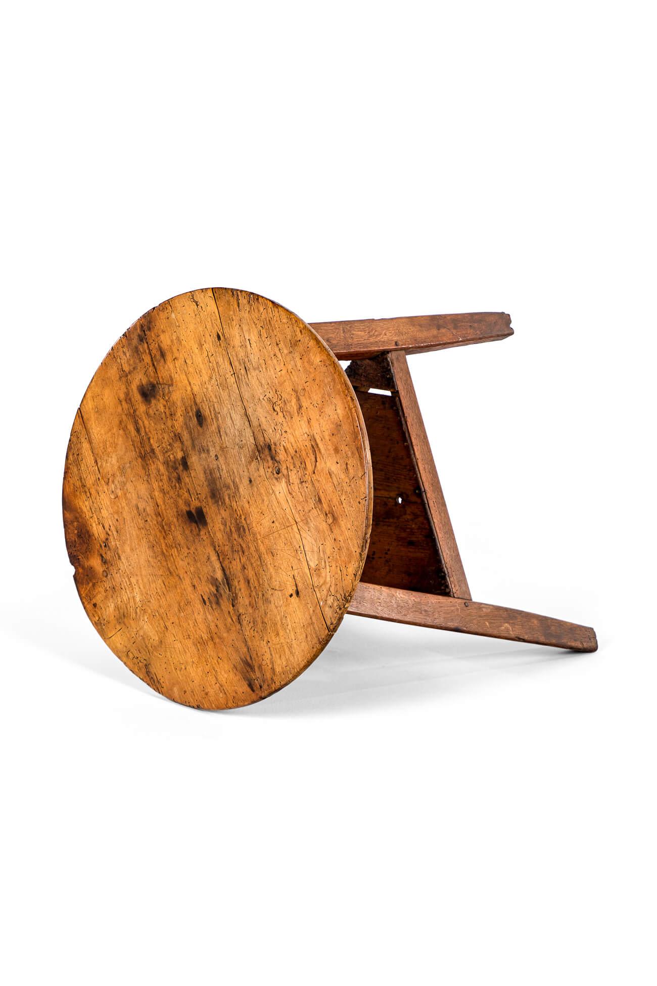 Gallois Table de cricket rustique galloise du 18e siècle