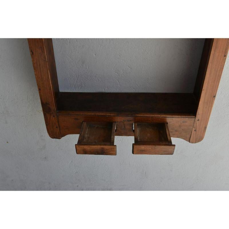 19th Century Rustic 1900 Pitchpin Shelf For Sale