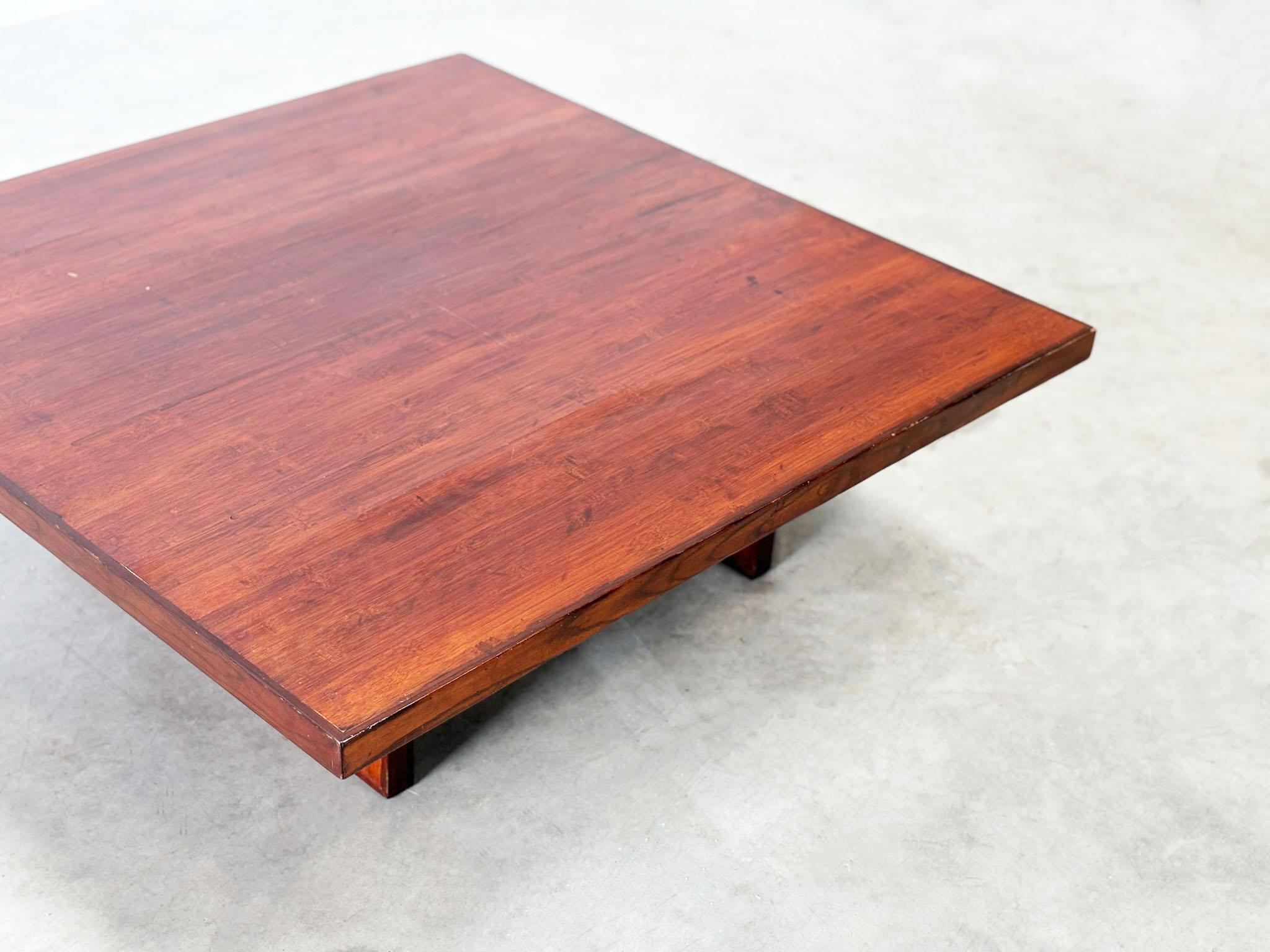 Fin du 20e siècle Table basse rustique Wabi-Sabi des années 1970 dans le style d'Axel Vervoordt