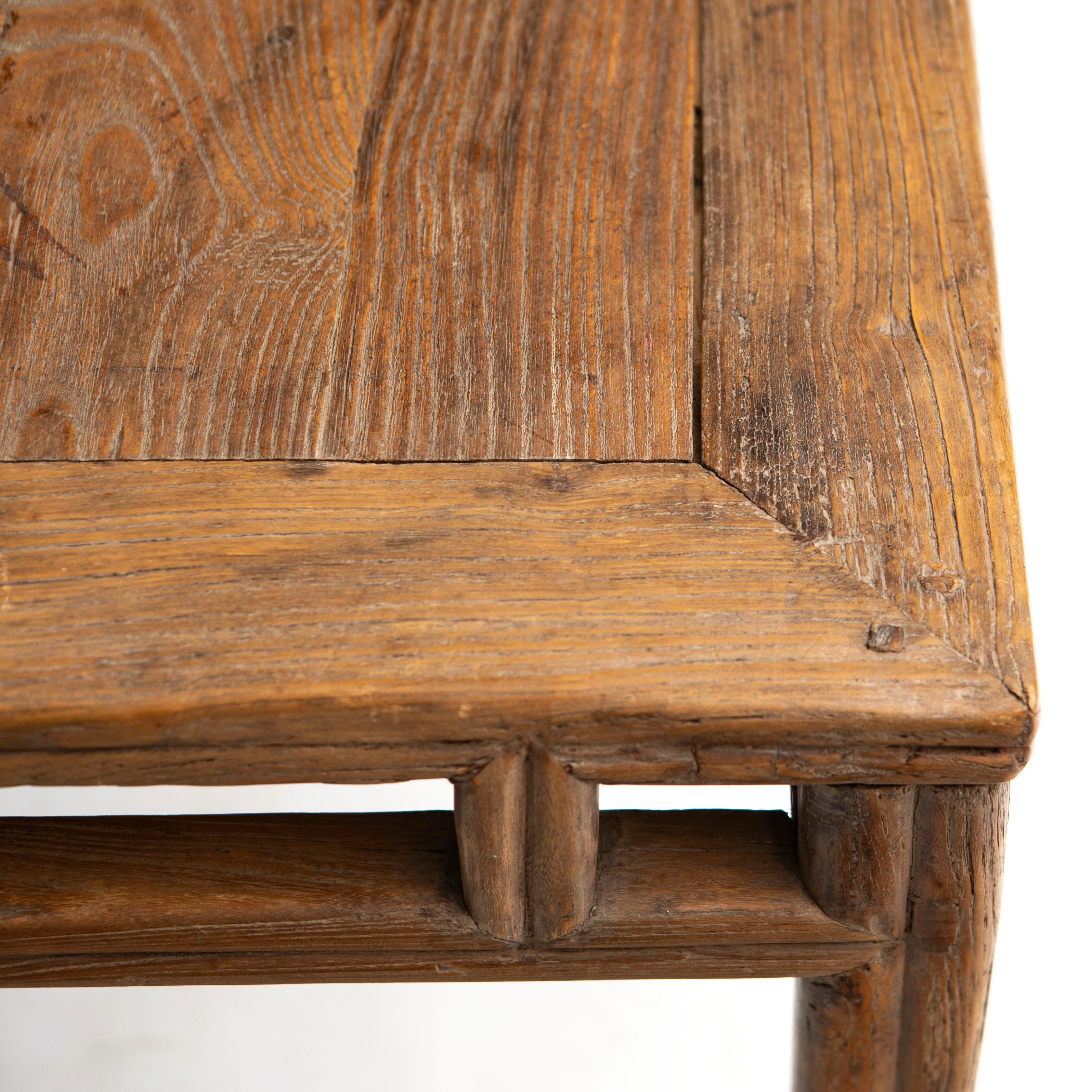 Rustic 19th Century Chinese Qing Style Elm Console Table 6